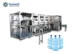 Quality Mineral Water Bottle Washer 5 Gallon 20L Water Production Line Stainless Steel wholesale