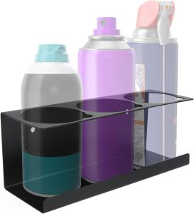 Quality 1-2mm Thick Wall Mount Spray Bottle Holder Easy Installation Heavy-Duty Steel Storage wholesale