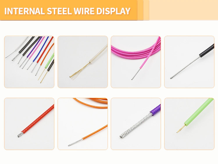 Cold Heading Steel Special PVC / Nylon Coated Stainless Steel Wire Rope Aircraft Cable