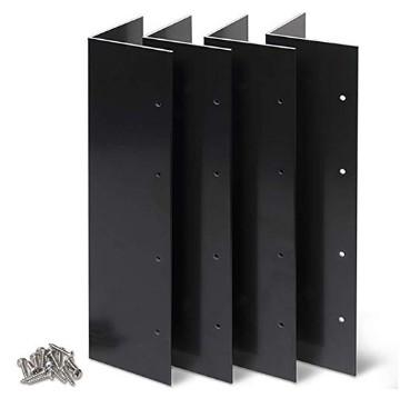 Timber Railway Sleeper Driveway Path Straight Edge Bracket Durable Metal