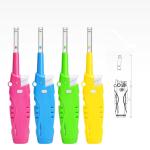 Plastic Material BBQ Lighter Dy-B003 OEM Long Gas Lighter Windproof Kitchen