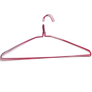 Quality Q195 20.5cm Dry Cleaning Powder Coated Wire Suit Hanger wholesale