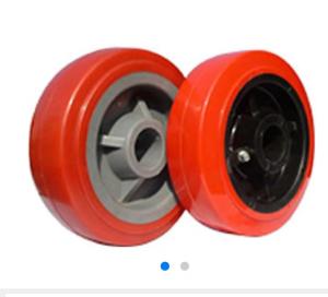 Quality 5 6 8 Inch Polyurethane Caster Wheels Plastic Core wholesale