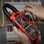 HT208A Digital Clamp Meter 6000counts Habotest 1000V Ohm Hz Temperature NCV, VFD