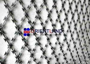 Quality Security Razor Wire Stainless Steel Anti Climb Barrier Razor Ribbon Concertina Coil Wire wholesale