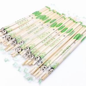 Quality Chopsticks With Logo Plastic Packing Round Bamboo Chopsticks wholesale