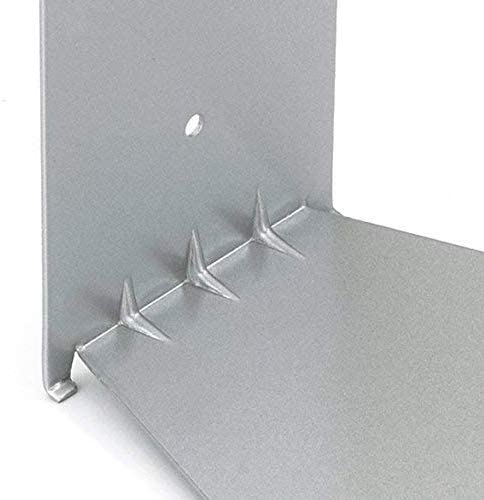 Metal Rustproof Hanging Book Shelves Customized Logo Print Floating Bookshelf for Wall