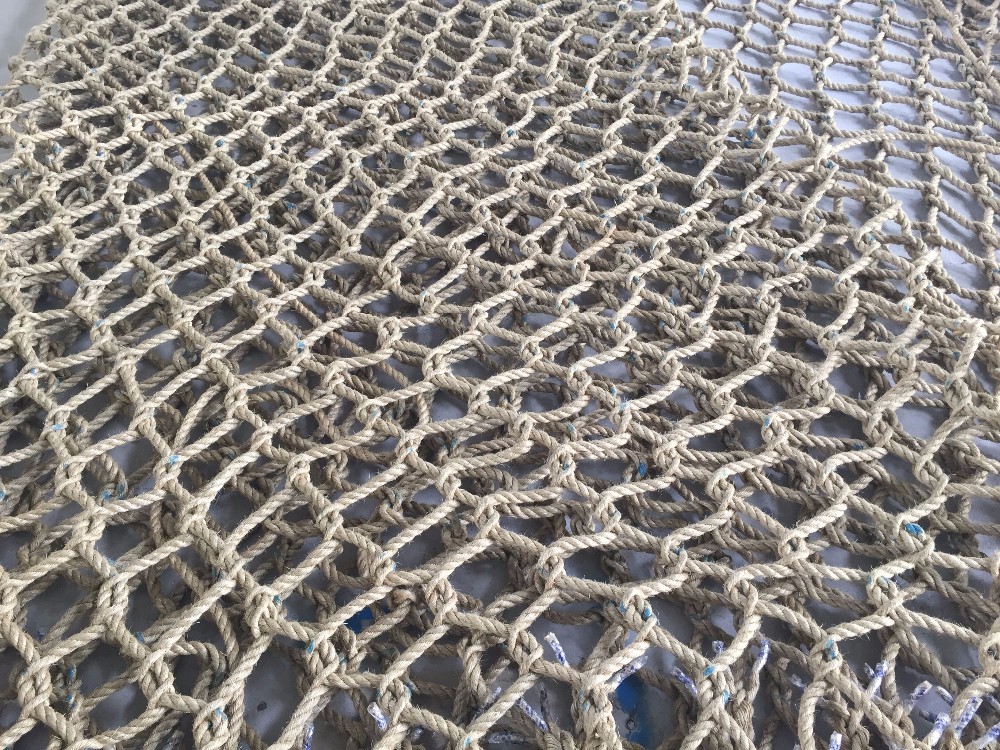 Jute Sisal Helicopter Landing Net for Helideck Arrangement and Markings 20mm Mesh Size