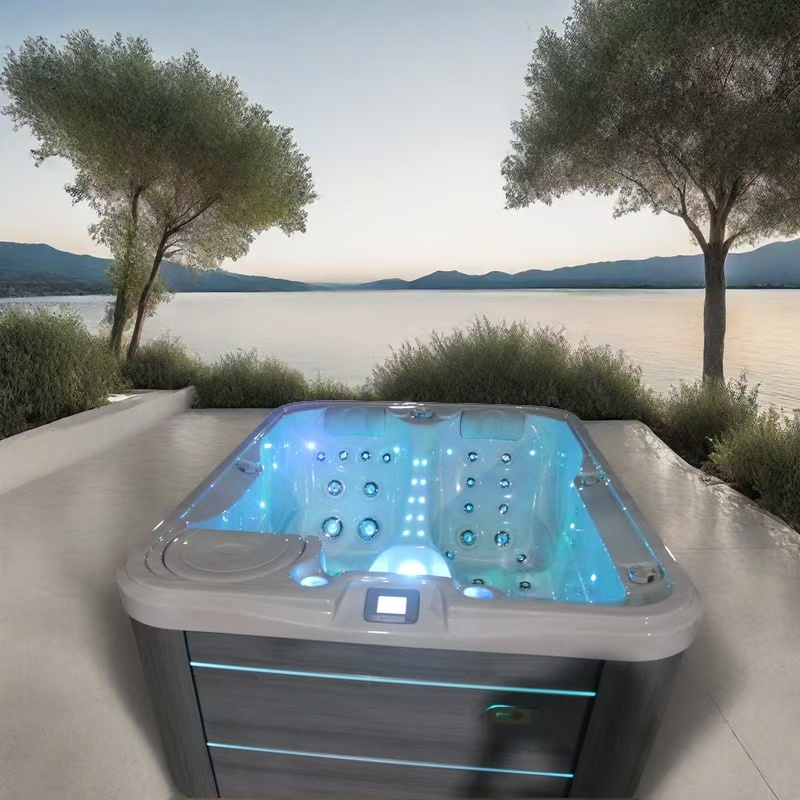 Factory Wholesale Acrylic Outdoor Indoor Massage Soaking Bathtub Hydro Hot Tub Spa Pool