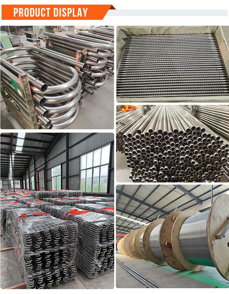 17 1020 mm Outer Diameter Tp405 Stainless Steel U Bend Pipes for Boiler Heat Exchang