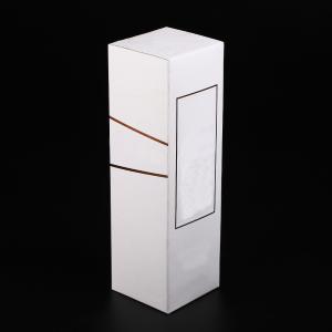Quality two sides single bottle wine packaging box with bottle neck protect and crash lock bottom wholesale