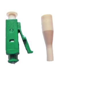 Quality Green Housing Lc Apc Fiber Connector 0.9mm SM 50dB Return Loss wholesale
