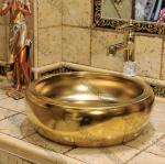 Ceramic Toilet Gold Coating Equipment , TiN Gold Basin Plating Machine