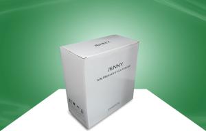 Quality White Recycled Paper Packaging Cardboard Boxes for Floating Display , UV Coating wholesale