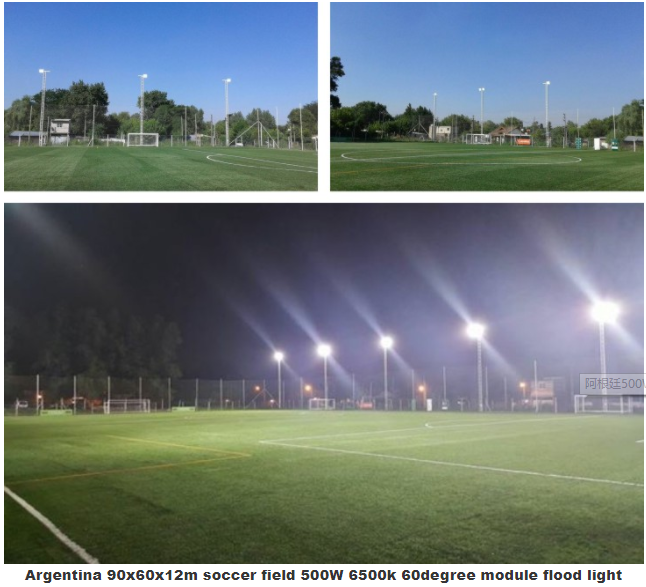 High Lumen Outdoor LED Flood Lights 50 - 1000w 10 Years Lifespan For Sport Field