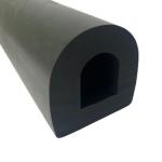 Cutting Service Black D Type Rubber Marine Boat Fender Dock Bumper for Ship