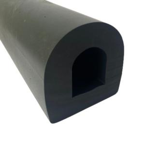 Quality Cutting Service Black D Type Rubber Marine Boat Fender Dock Bumper for Ship wholesale