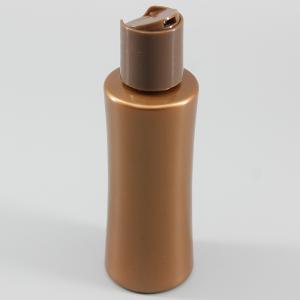 Quality 4.06oz120ml Brown PET Cosmetic Bottle With Chiaki Cover Plastic Bottle Lotion Toner Make-Up Water Bottle wholesale