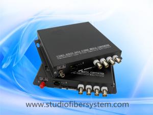 Quality 4CH AHD media fiber converter for coaxial and ip camera hybrid application wholesale