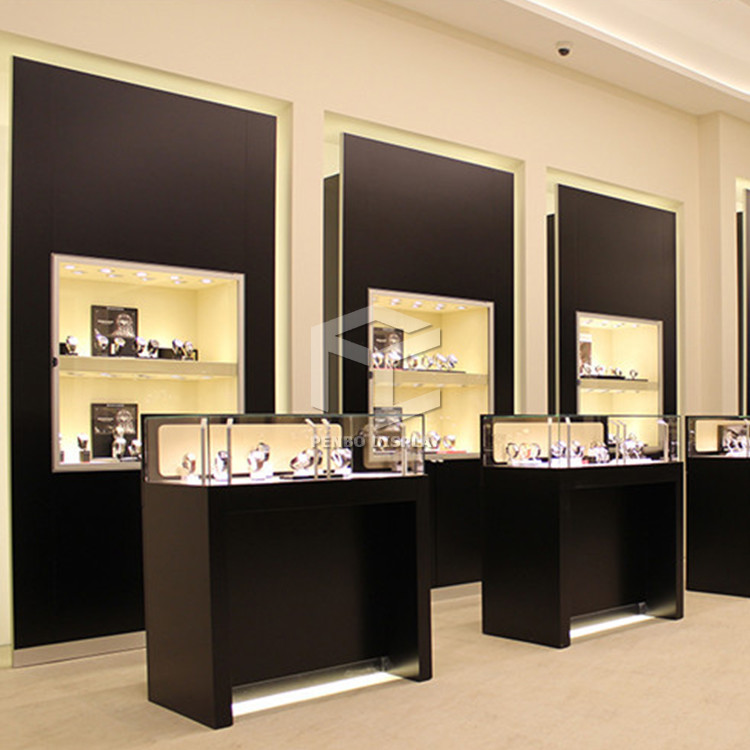 ODM Watch Shop Countertop Glass Display Case 10mm Tempered Glass