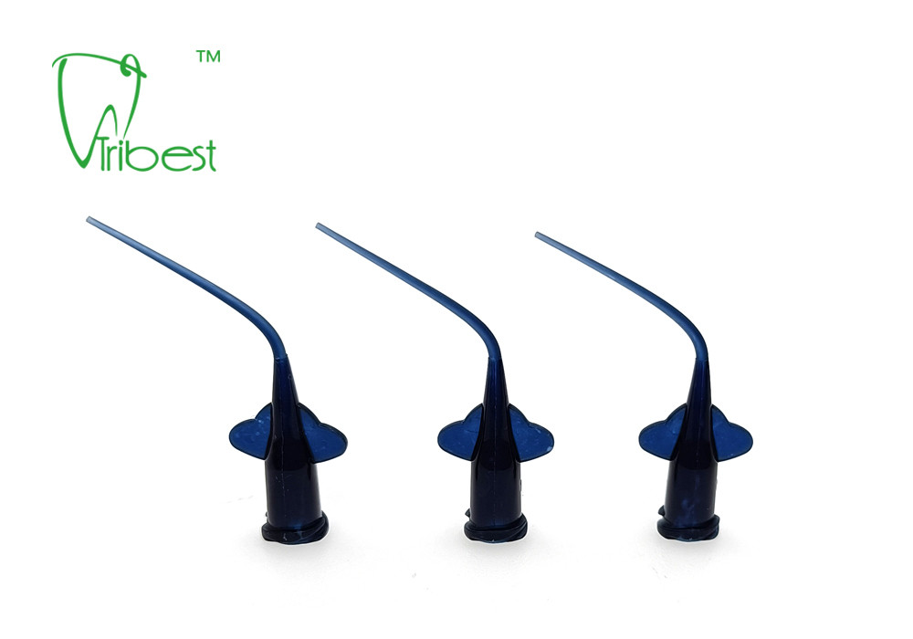 Long Curved Capillary Tip For Endodontic Treatment Aspirating Dental Syringe
