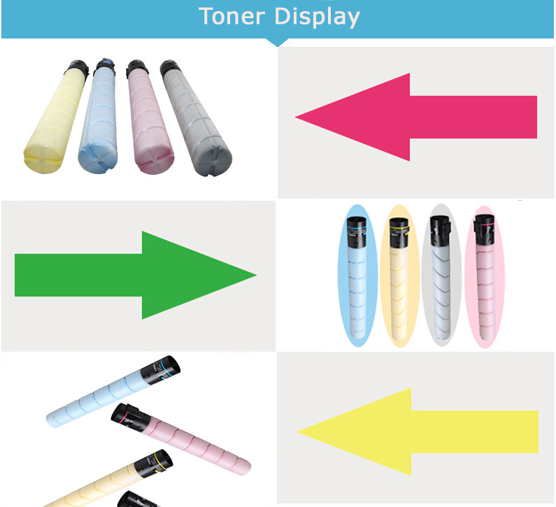 TN-321 CMYK Konica Minolta Toner Japan Mitsubishi For Bizhub C224 C284 C364