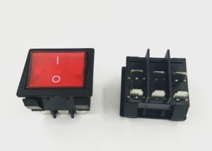 Quality KCD 9 Colored Rocker Switches 31 MM * 36 MM High Current 6 Pins 9 Pins wholesale