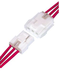 Quality 6.2mm Pitch Conn Housing Wire To Wire Wafer Connector 1-4pin White PA66 wholesale
