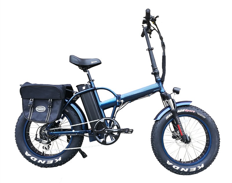 MOZO Suspension Fork 250W Bafang Hub Motor Fat Tyre Folding Electric Bicycle Free Shipping