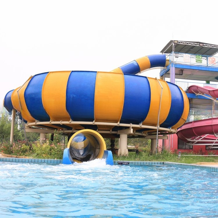 Colorful Large Fiberglass Slide for Water Park