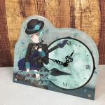 ROHS Anime Figure Cartoon Alarm Clocks Battery Powered Desk Clock Fine
