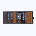 Modern 2 Bedroom Expandable Steel Container House Prefab Design for Mall