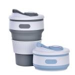 Microwavable Odorless 350ML Collapsible Silicone Coffee Cup
