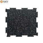 Nontoxic Fitness Rubber Flooring Puzzle Anti Skid Multipurpose