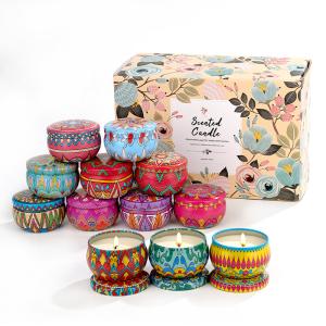 Quality 12 Pack Earth Day Scented Candles 2.5oz Soy Candle Kit wholesale