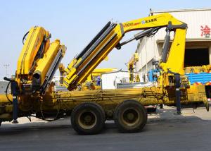 Quality 14T Mobile cargo crane truck knuckle boom Safety Transportation wholesale