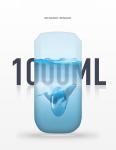 1000 Ml Hands Free Wall-Mounted Refillable Automatic Hand Gel Liquid Dispenser