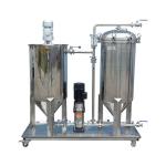 25KG Weight Stainless Steel Diatomaceous Earth Filter With Mixer for Food and