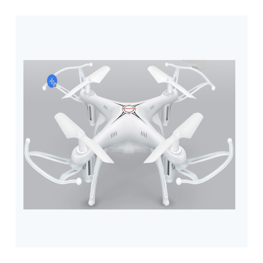 Professional Remote Control Foldable Drone For Kids With Wifi Headless Mode And Led Lights Electric Power Source