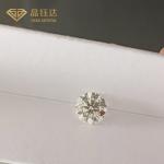 Carbon Round Loose Lab Grown Diamonds For Diamond Jewellery Production