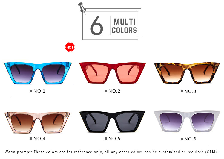 Retro Luxury Sunglasses BSCI Women'S Plastic Candy Color Glasses Outdoor Travel