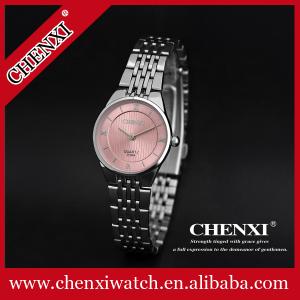 Quality Ladies Watches Pink Light Blue Office Lady Girls Watches for Teens Stainless Steel Watches wholesale