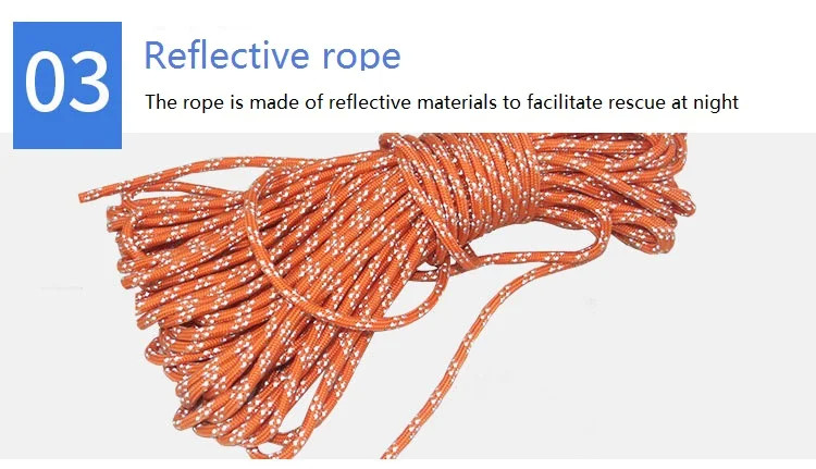 Anti Aging Safety Lifeline Rope Emergency Polypropylene Custom