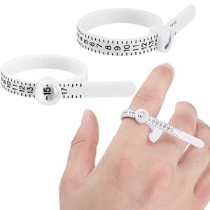 Quality Jewelry Accessories Tools Plastic Ring Sizer US 1-17 wholesale
