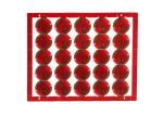 Peelable Mask 1OZ Copper Red Ink FR4 Printed Circuit Board