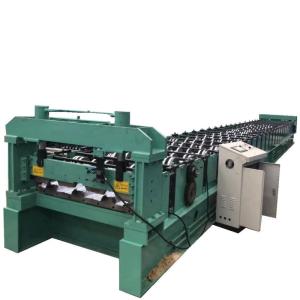 Quality 75mm High / 50 High Floor Deck Roll Forming Machine With Double Motor Control wholesale
