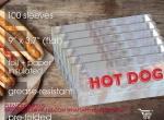 Foil Hot Dog Wrapper, Insulated Grease Resistant Hot Bag Sleeves, Foil Paper Hot