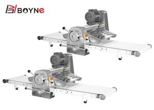 Quality 0.55kw 220V Bakery Processing Equipment Bread Shop Table Top Dough Croissant Sheeter wholesale