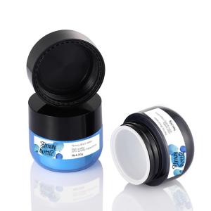 Quality Black Cream Packaging Jar Refillable Reusable For Lotions And Creams 4 Oz wholesale