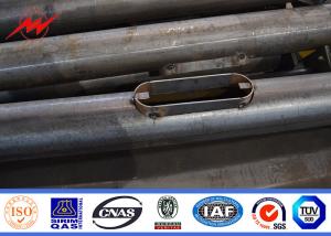 Quality Q235 Q345 Galvanized Steel Street Lighting Pole 4m , 5m , 6m, 8m , 10m , 12m Height wholesale